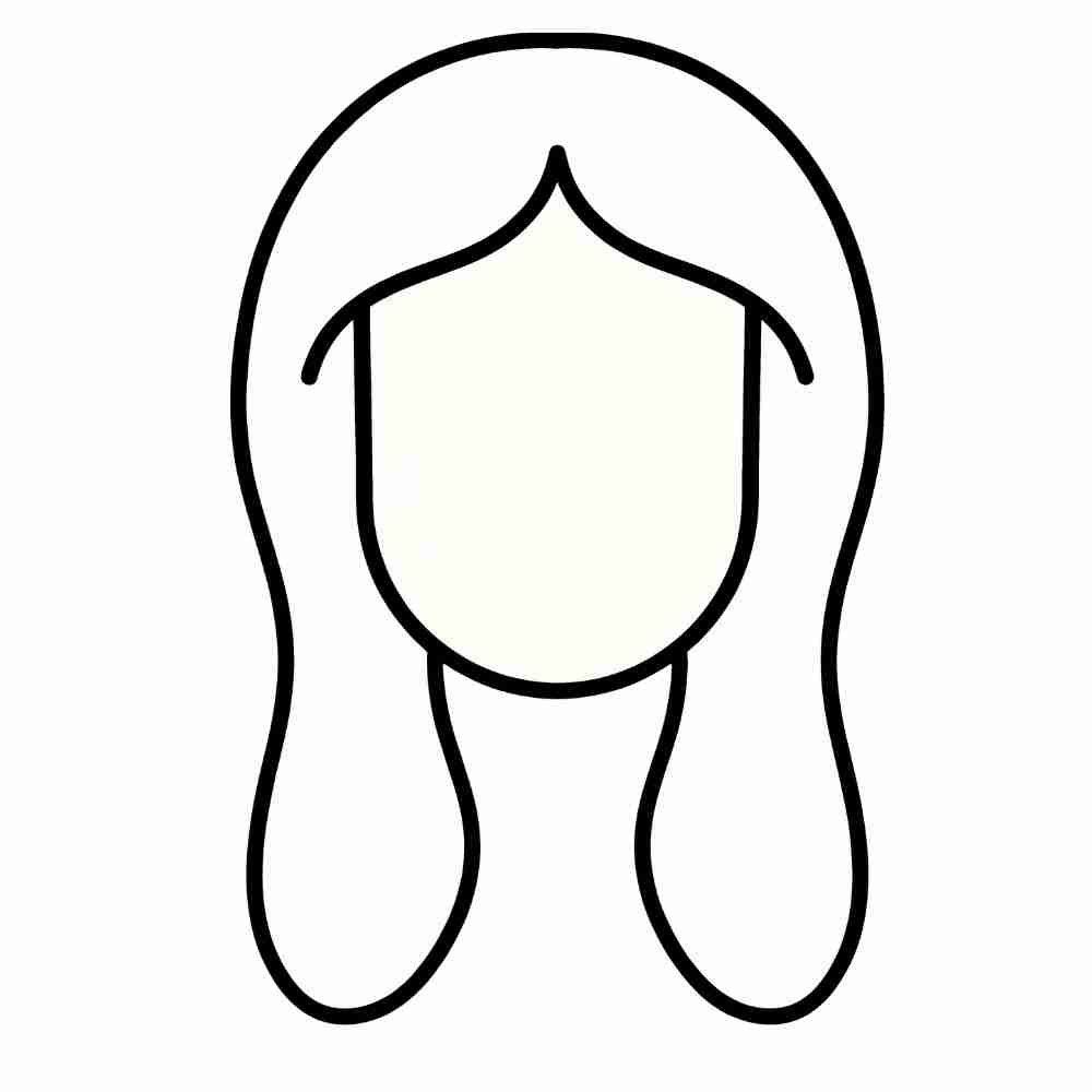 molde de rosto feminino