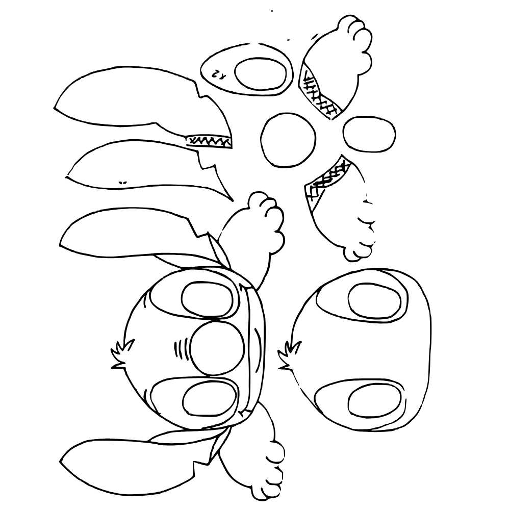 molde stitch mochila maluca