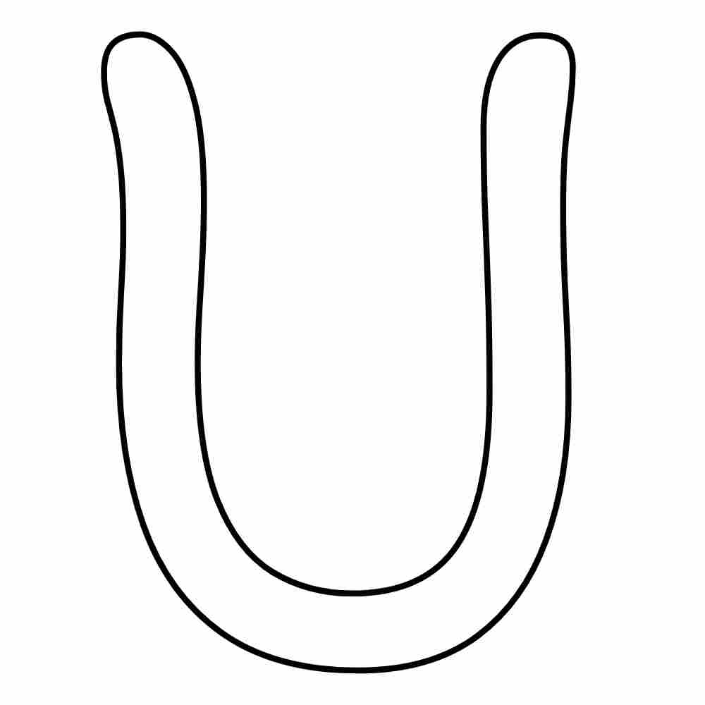 letra u para imprimir