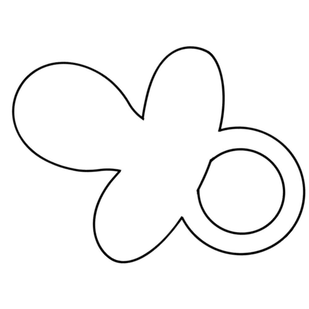 molde de chupeta grande para imprimir 