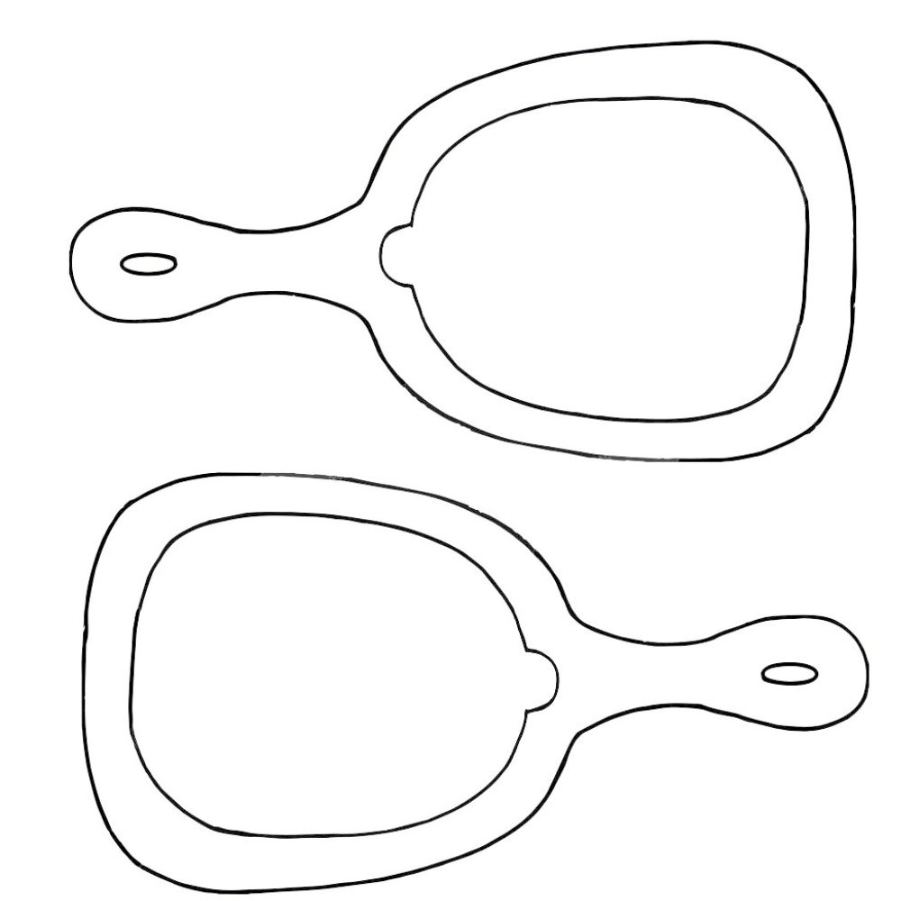 molde de espelho de eva