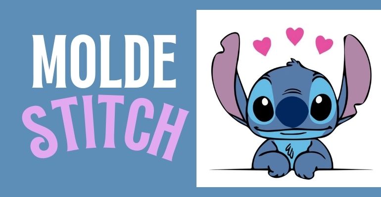 molde do stitch imprimir