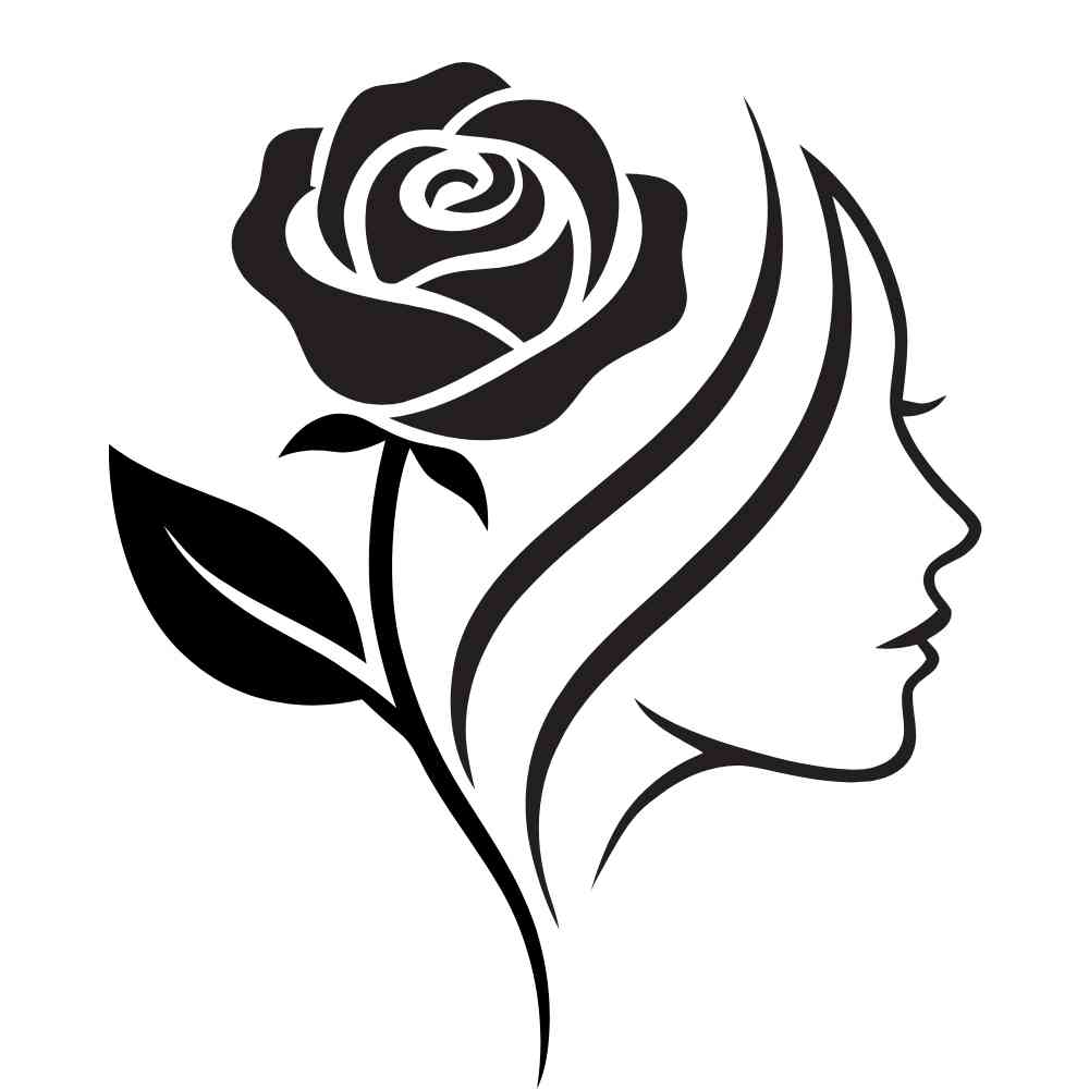 molde dia da mulher com flor