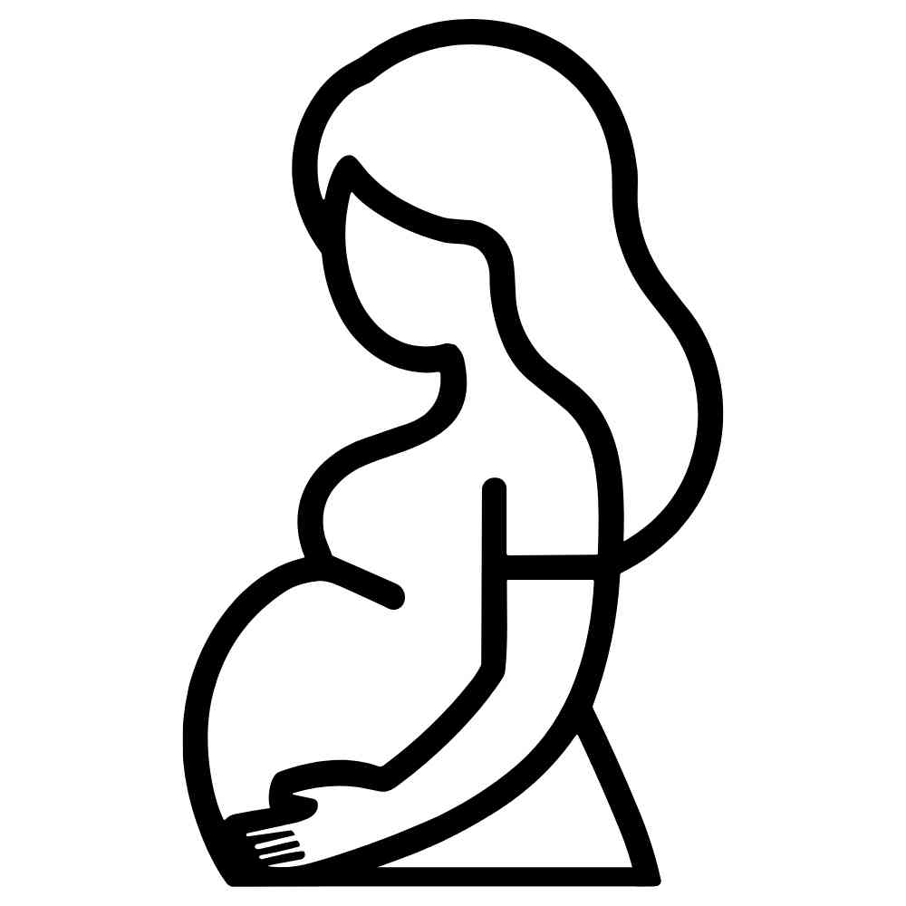 molde dia da mulher gravida