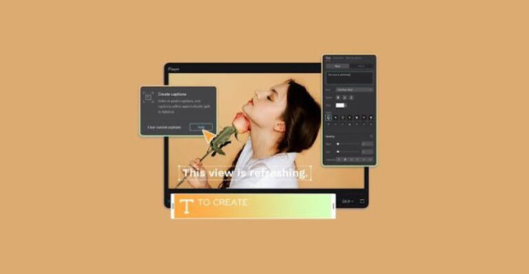 mulher editando video