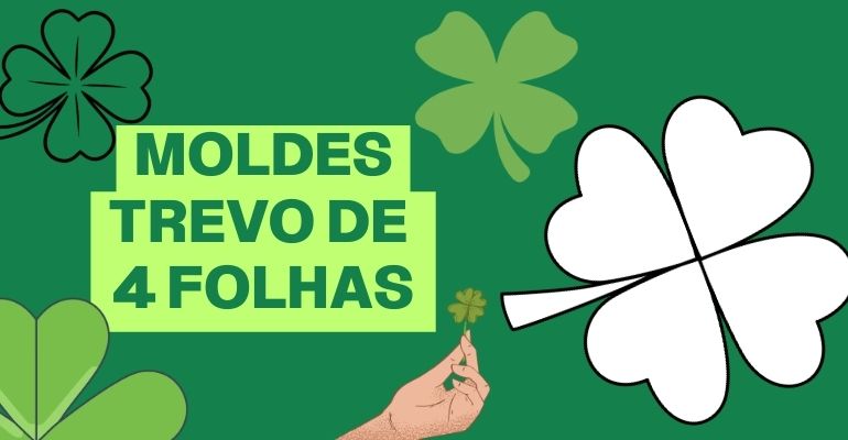 MOLDES TREVO 4 FOLHAS