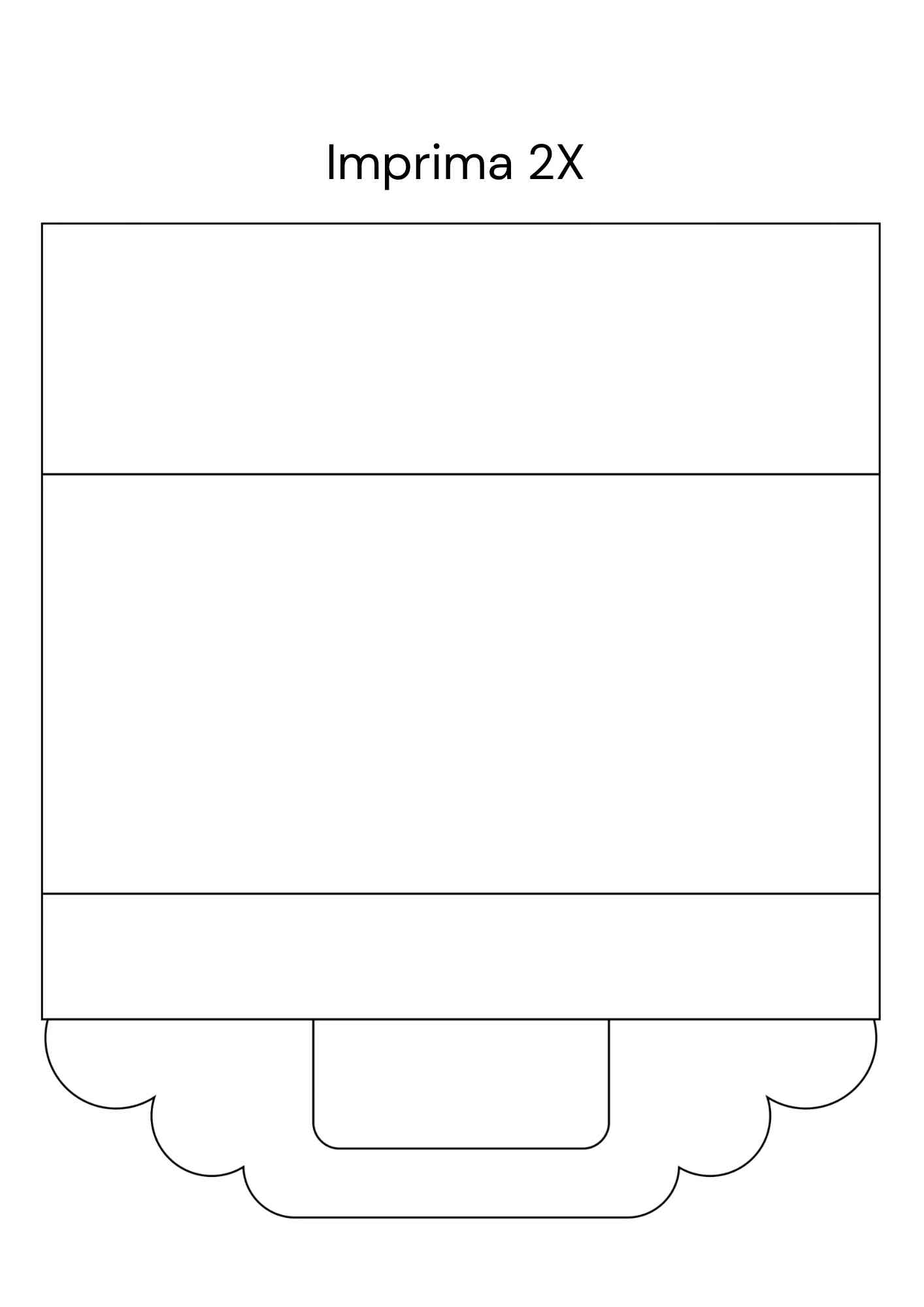 Molde caixa de bombom personalizada para imprimir grande