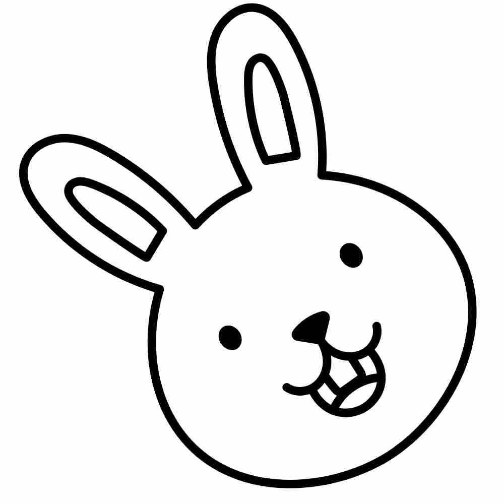 carinha de coelhinho