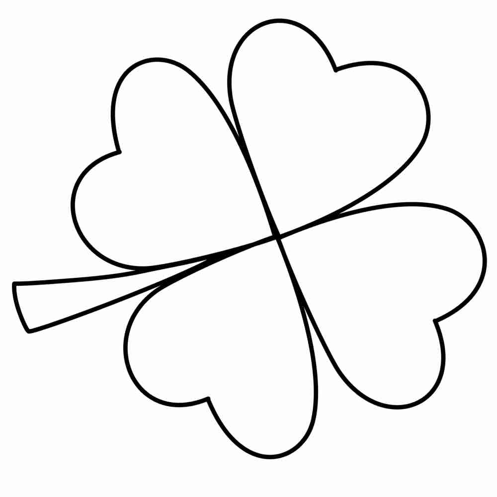 molde trevo 4 folhas grande