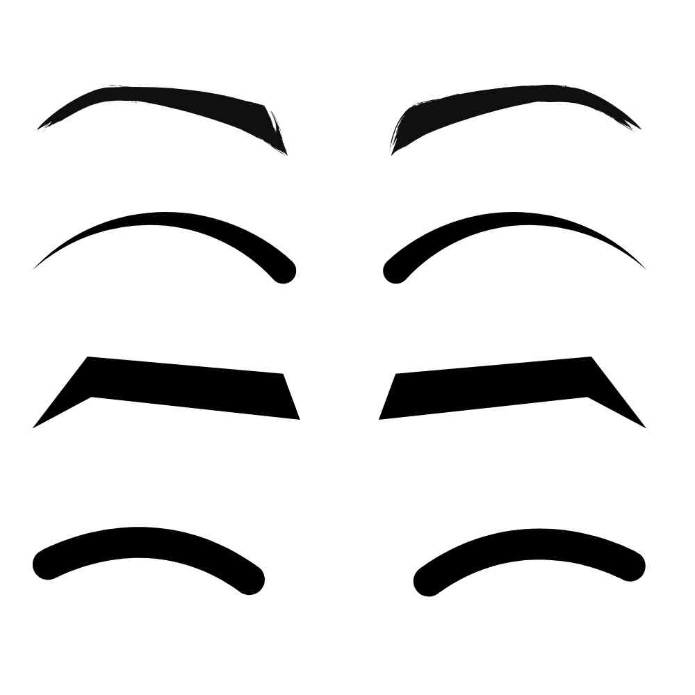 sobrancelhas para imprimir