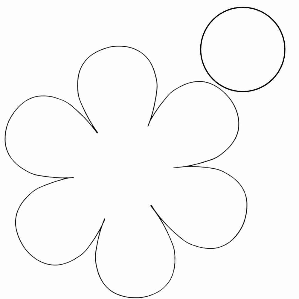 flor maio laranja para imprimir