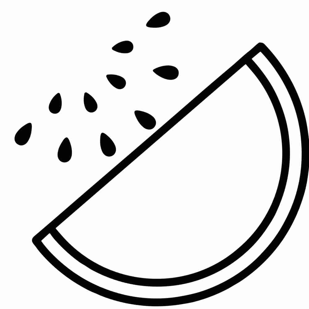 molde de melancia em eva 