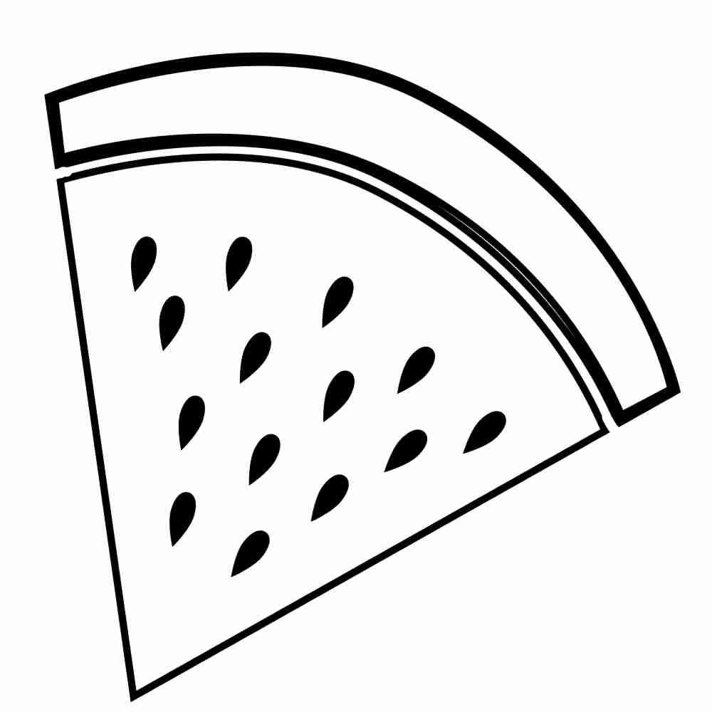 molde de melancia em feltro