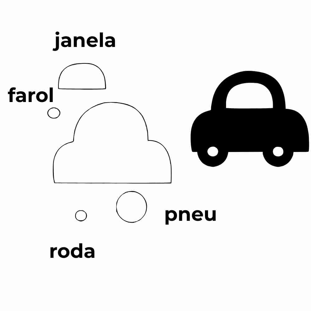 molde de fusca para imprimir