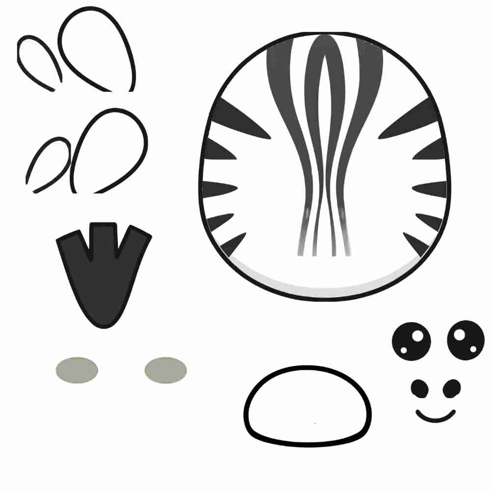 molde de zebra