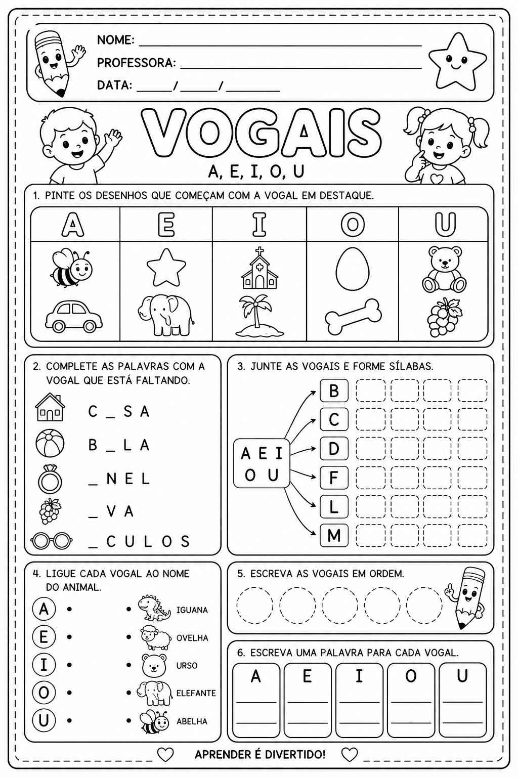 atividades com vogais (2