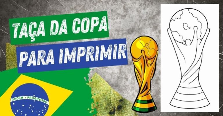 taça da copa para imprimir
