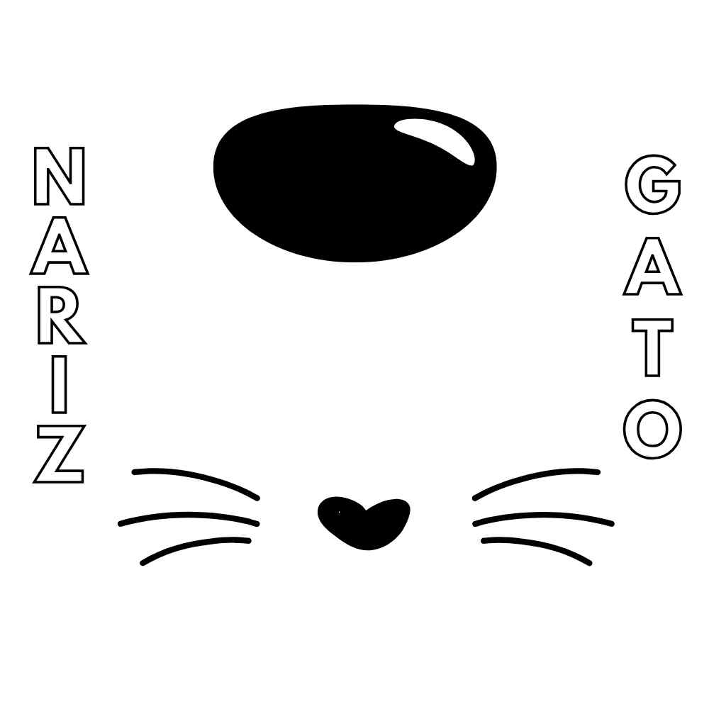 molde nariz gato