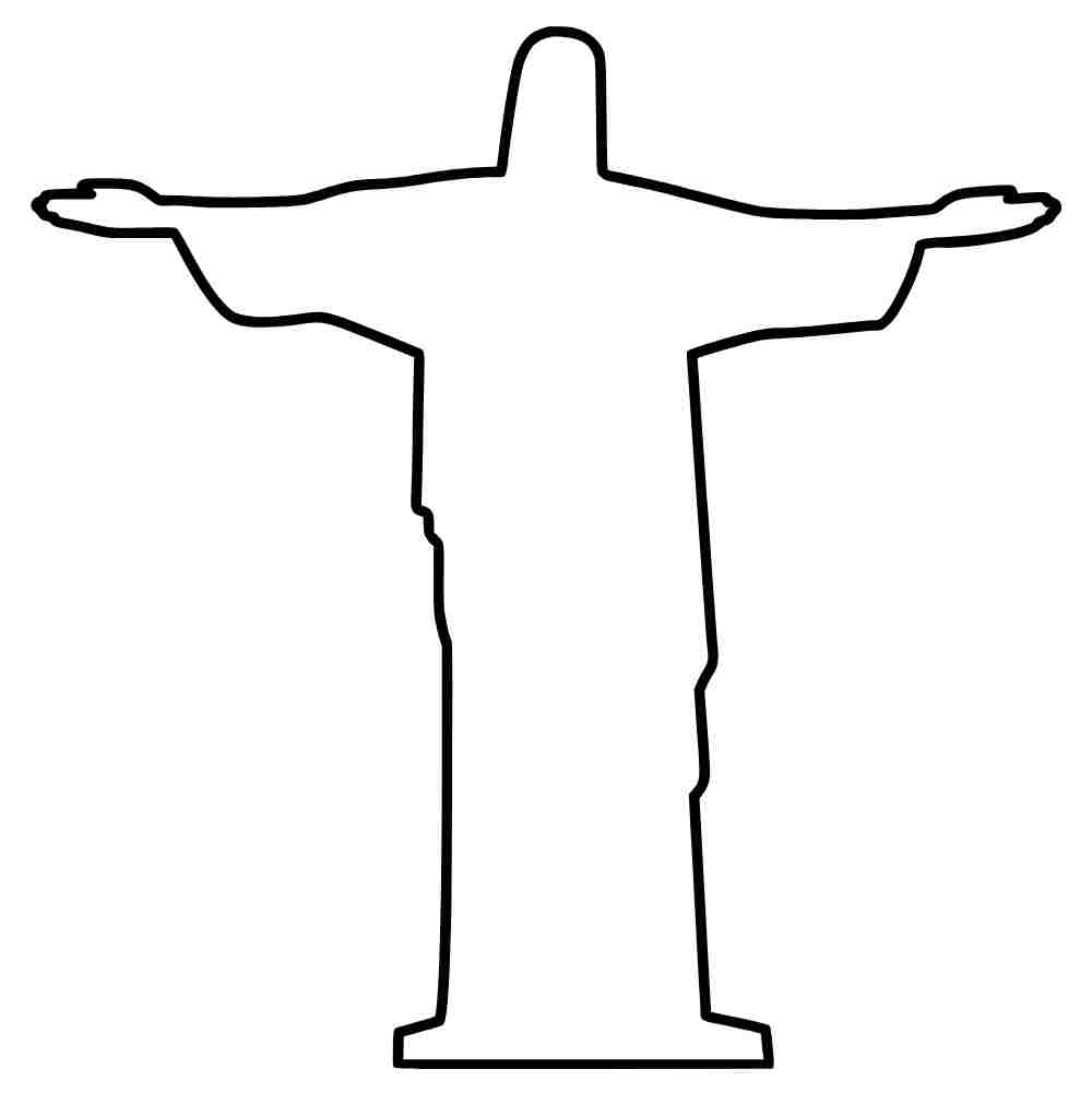 molde do cristo redentor
