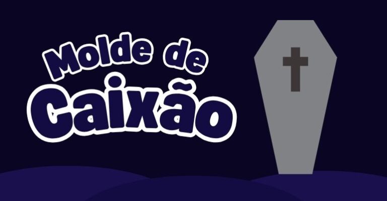 molde de caixão